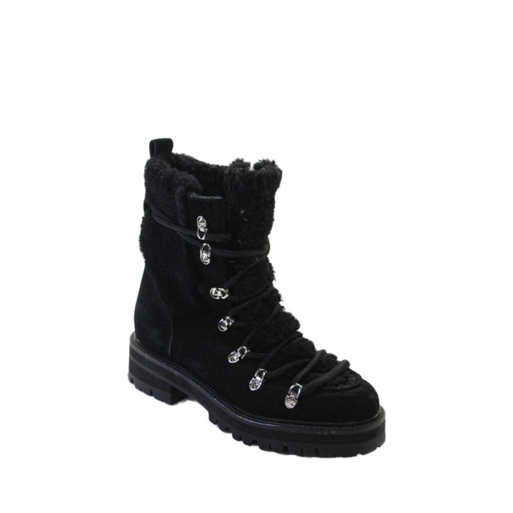 Sigerson Morrison Womens Suede Lace Up Boots Black Size 37 7